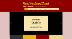 Desktop Screenshot of kauaimusicandsound.com