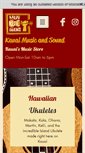 Mobile Screenshot of kauaimusicandsound.com